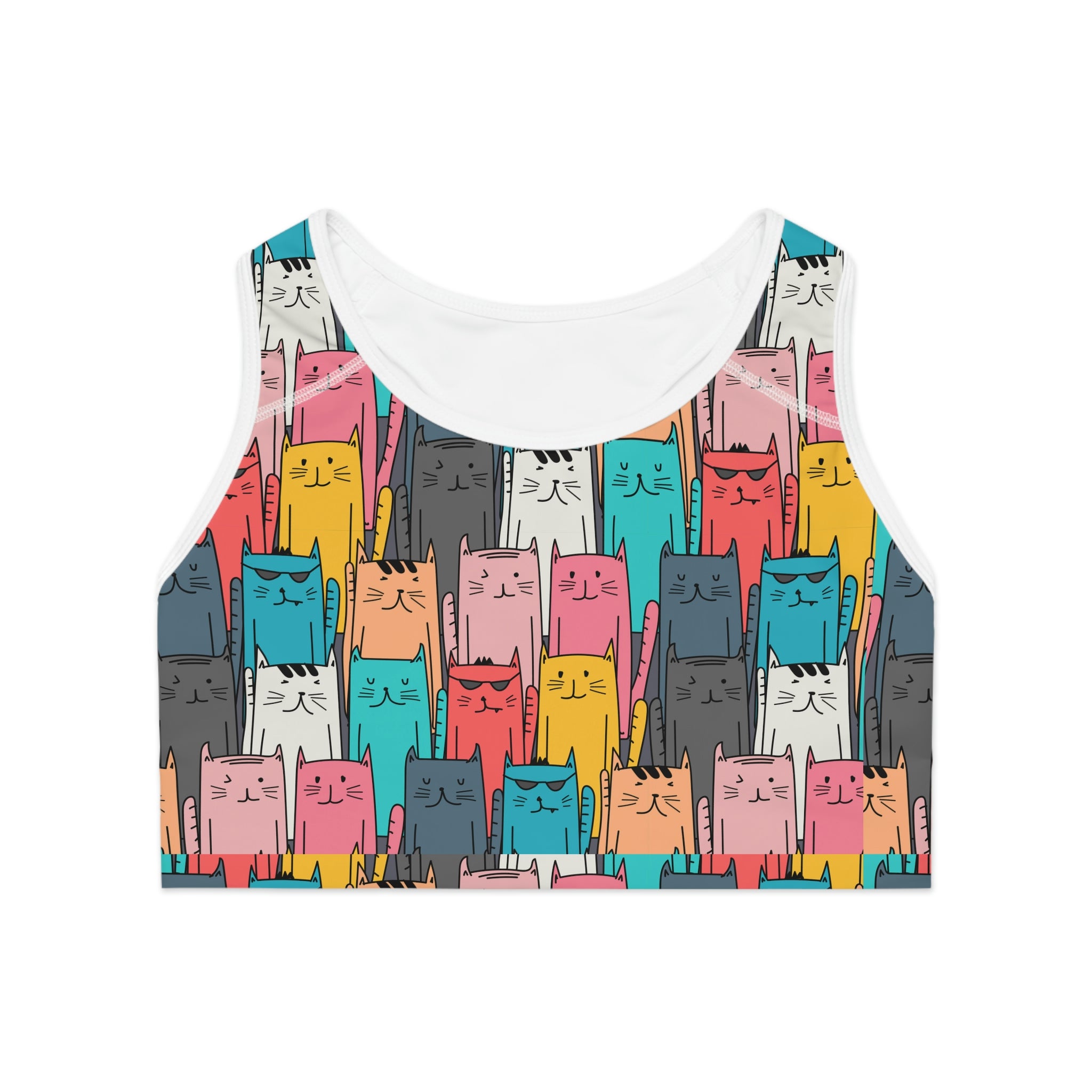 Kitties Galore Sports Bra